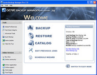 Genie Backup Manager Professional screenshot